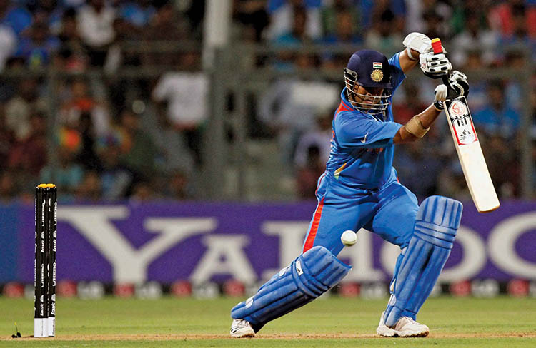 half centuries Sachin Tendulkar (India)