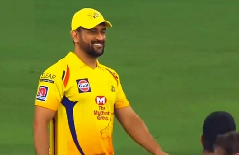 MS Dhoni funnily mimics Chris Gayle style of walking post-CSK vs KXIP match