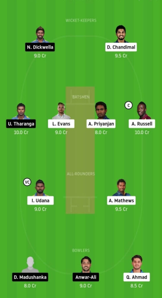 CK vs DV Dream11 Team Prediction _ Match 7 _ Lanka Premier League T20 _ 1st DEC 2020 Head to Head