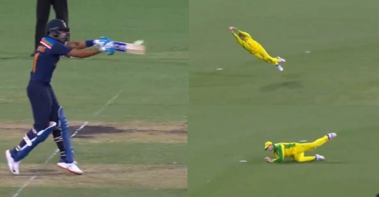 Steve Smith Takes A World-Class Catch To Dismiss Shreyas Iyer