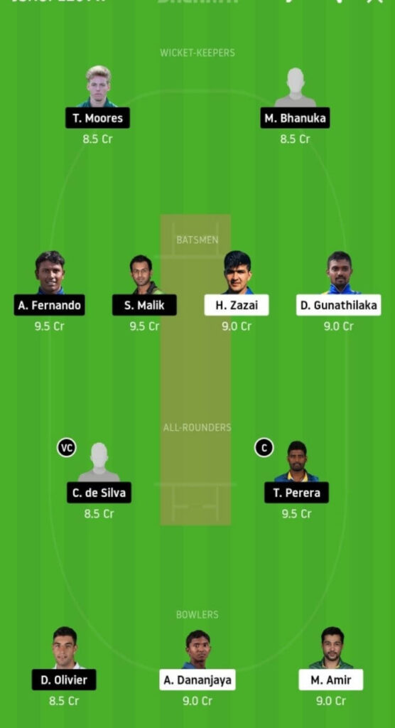 GG vs JS Dream11 Team Prediction | Match 9 | Lanka Premier League T20 | 3rd Dec 2020 grand league