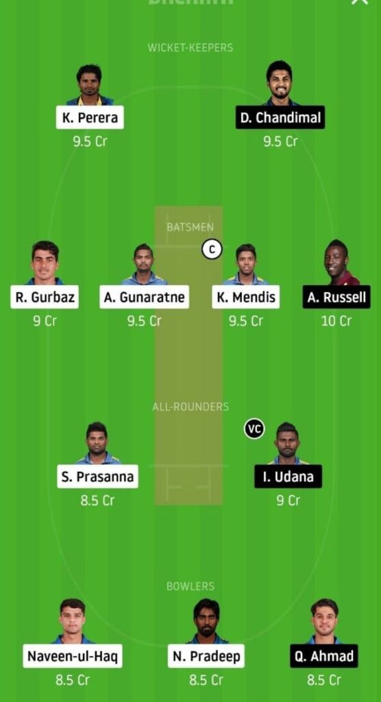 KT vs CK Dream11 Team Prediction _ Lanka Premier League _ 13th match _ 5th Dec 2020 head to head