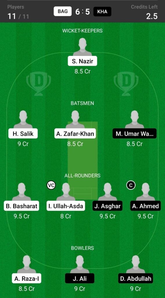 Grand League Team For Barcelona Gladiators vs Kharian