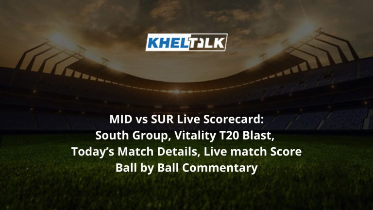 MID vs SUR Live Scorecard: South Group, Today’s Match Details, Live match Score Ball by Ball Commentary