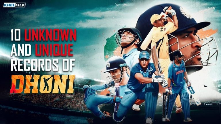 10 Most Unknown And Unique Records Held By MS Dhoni