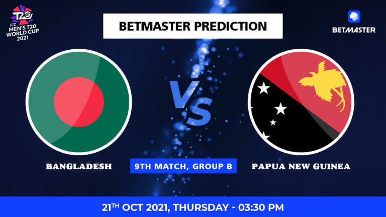 BAN vs PNG Betmaster Match Prediction T20 World Cup, Cricket Betting Tips, 21st October