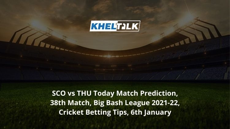 SCO-vs-THU-Today-Match-Prediction