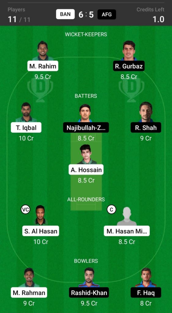 Head To Head Team For NSW vs TAS