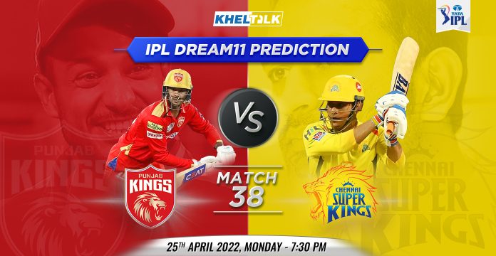 PBKS vs CSK Dream11 Prediction