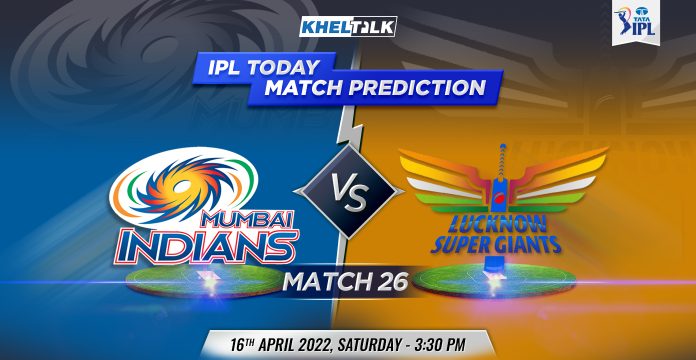 MI vs LSG Today Match Prediction