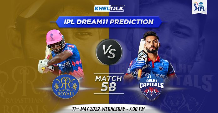 RR vs DC Dream11 Prediction