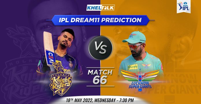 KKR vs LSG Dream11 Prediction