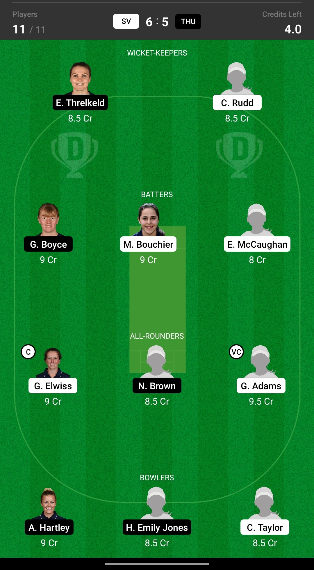 Grand League Team Dream11 pr