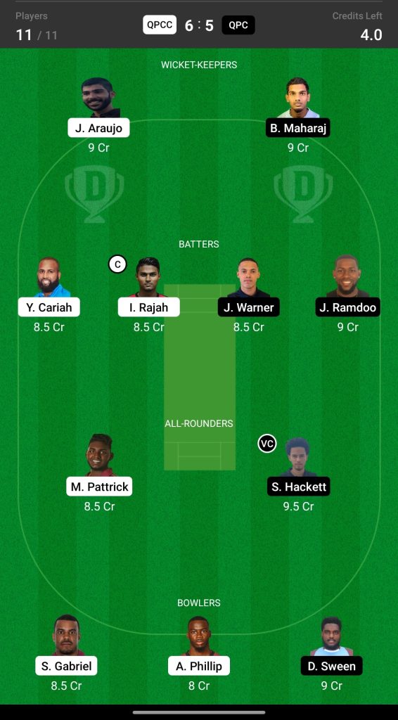 Grand League Teams For QPCC vs QPC