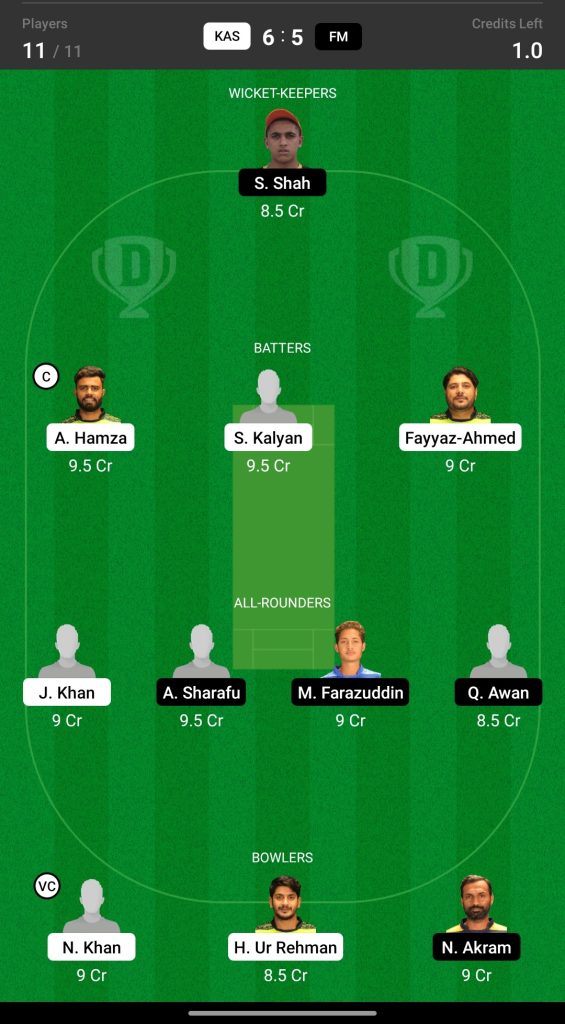 Grand League Dream11 Team Prediction