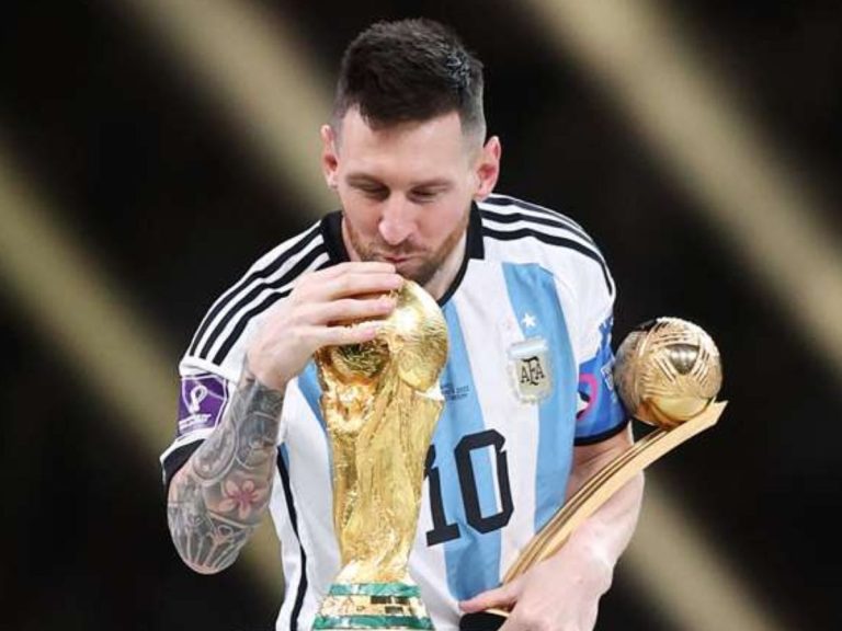 Lionel Messi trophy