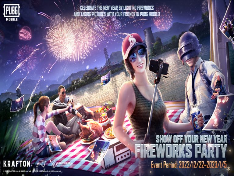 PUBG Mobile New Year Fireworks