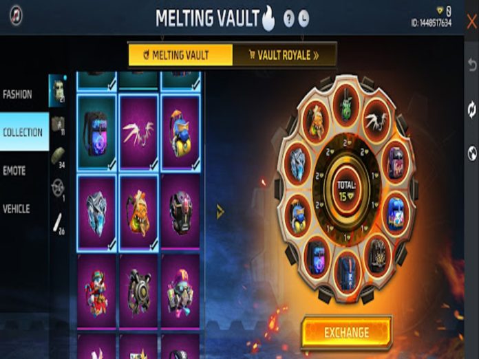 Free Fire Melting Vault