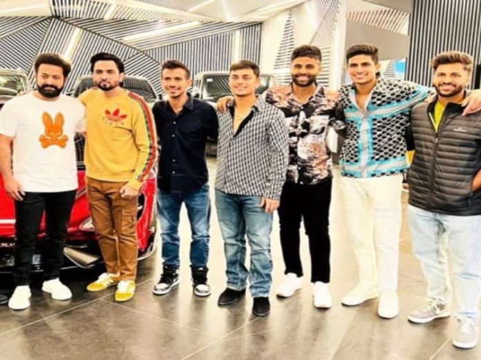 Indian Cricketers Meet Jr NTR