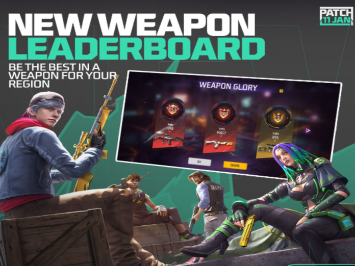 Free Fire Weapon Leaderboard