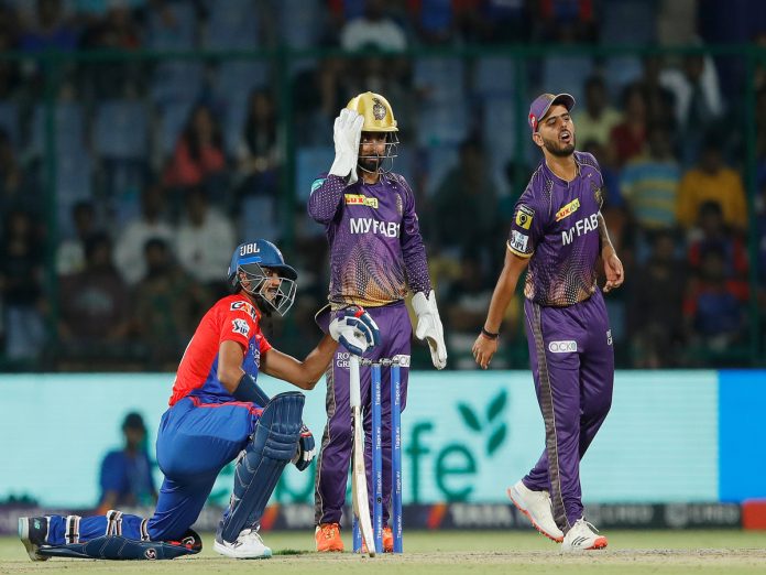 DC vs KKR match report