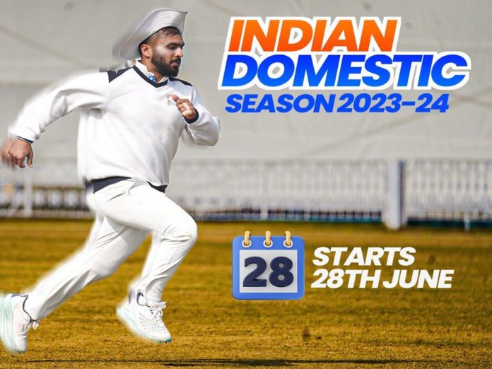 Indian Domestic Cricket 2023-24 Calendar