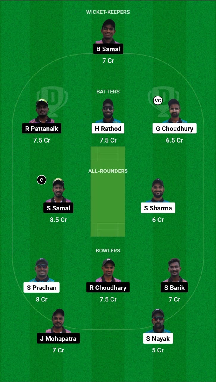 Head-to-Head Dream11 Team Prediction ODC vs OPU