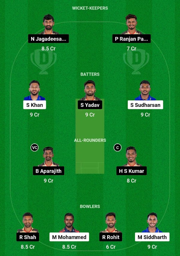 Head-to-Head Dream11 Team Prediction LKK vs CSG