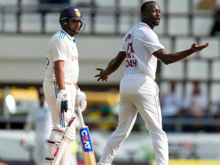 WI vs IND 1st Test Day 2