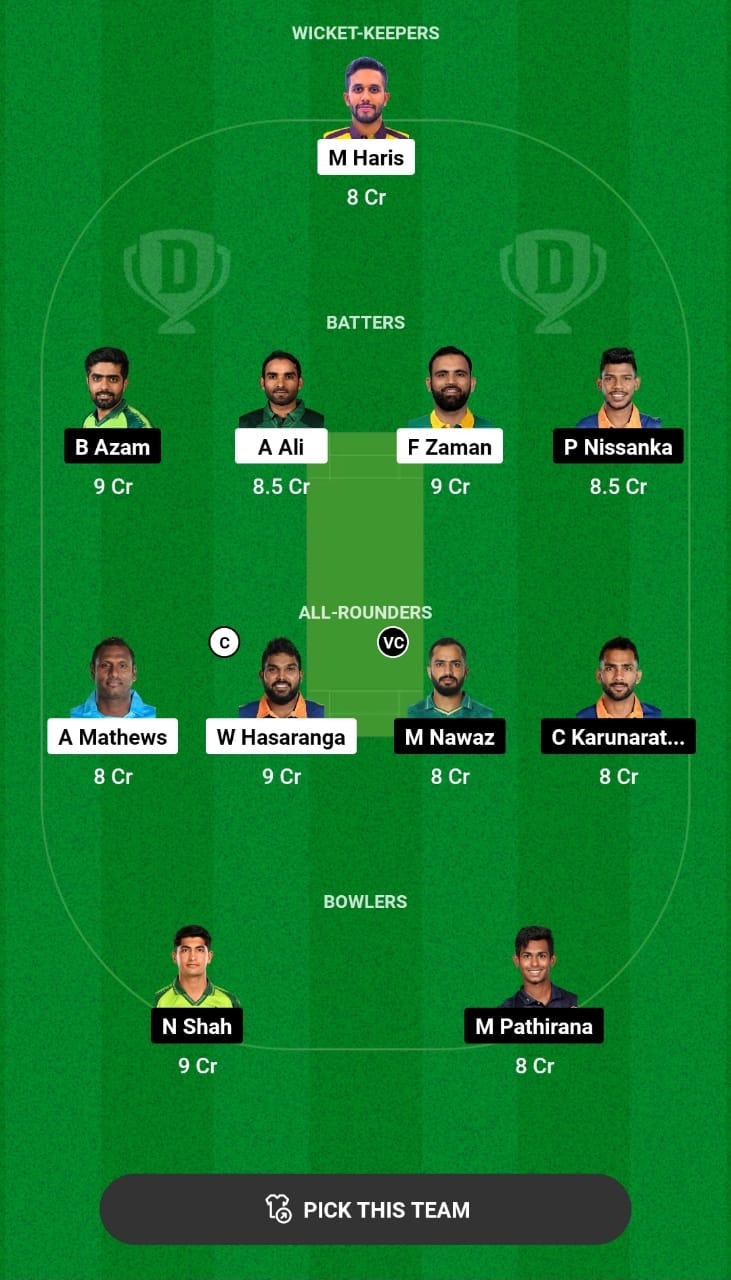 Head-to-Head Dream11 Team Prediction BLK vs CS