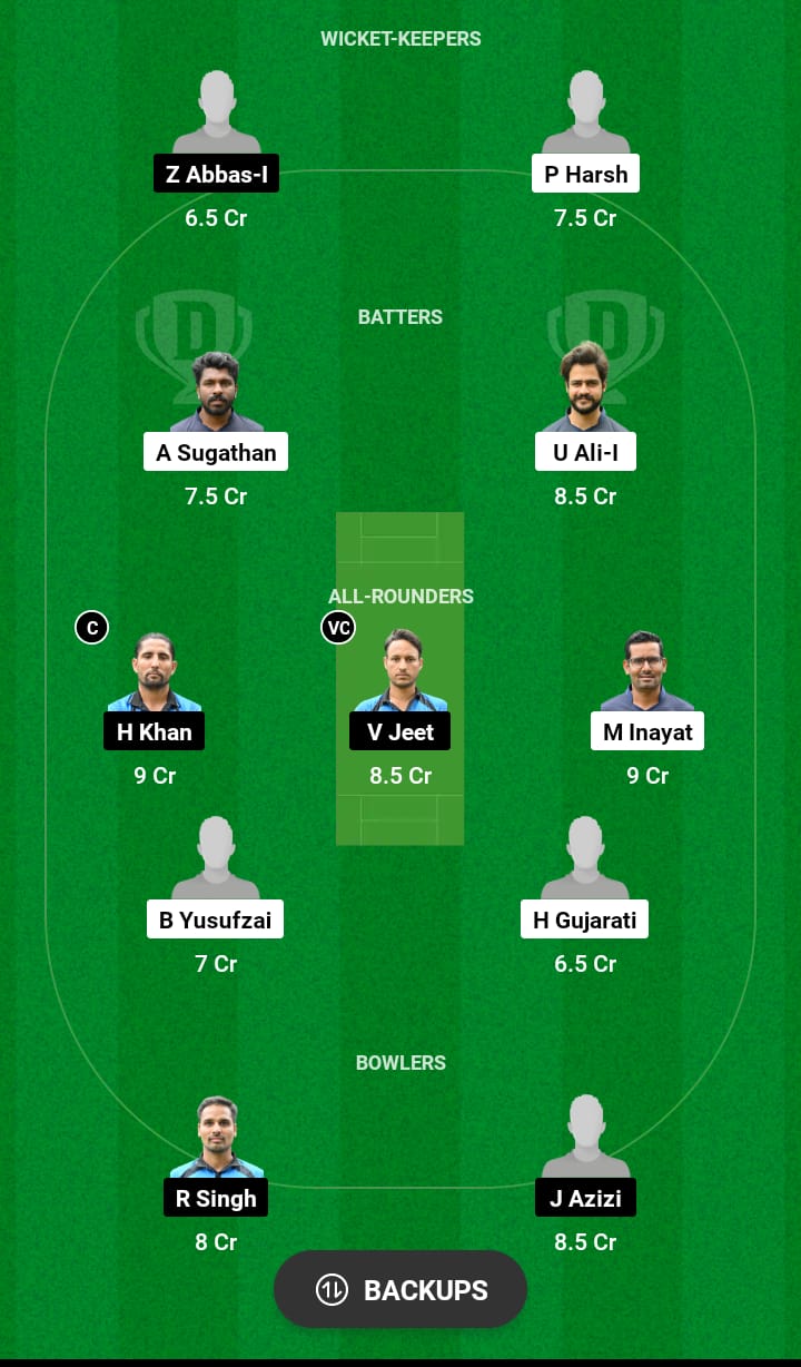 Head to Head Dream11 Team Prediction ARS vs BBS