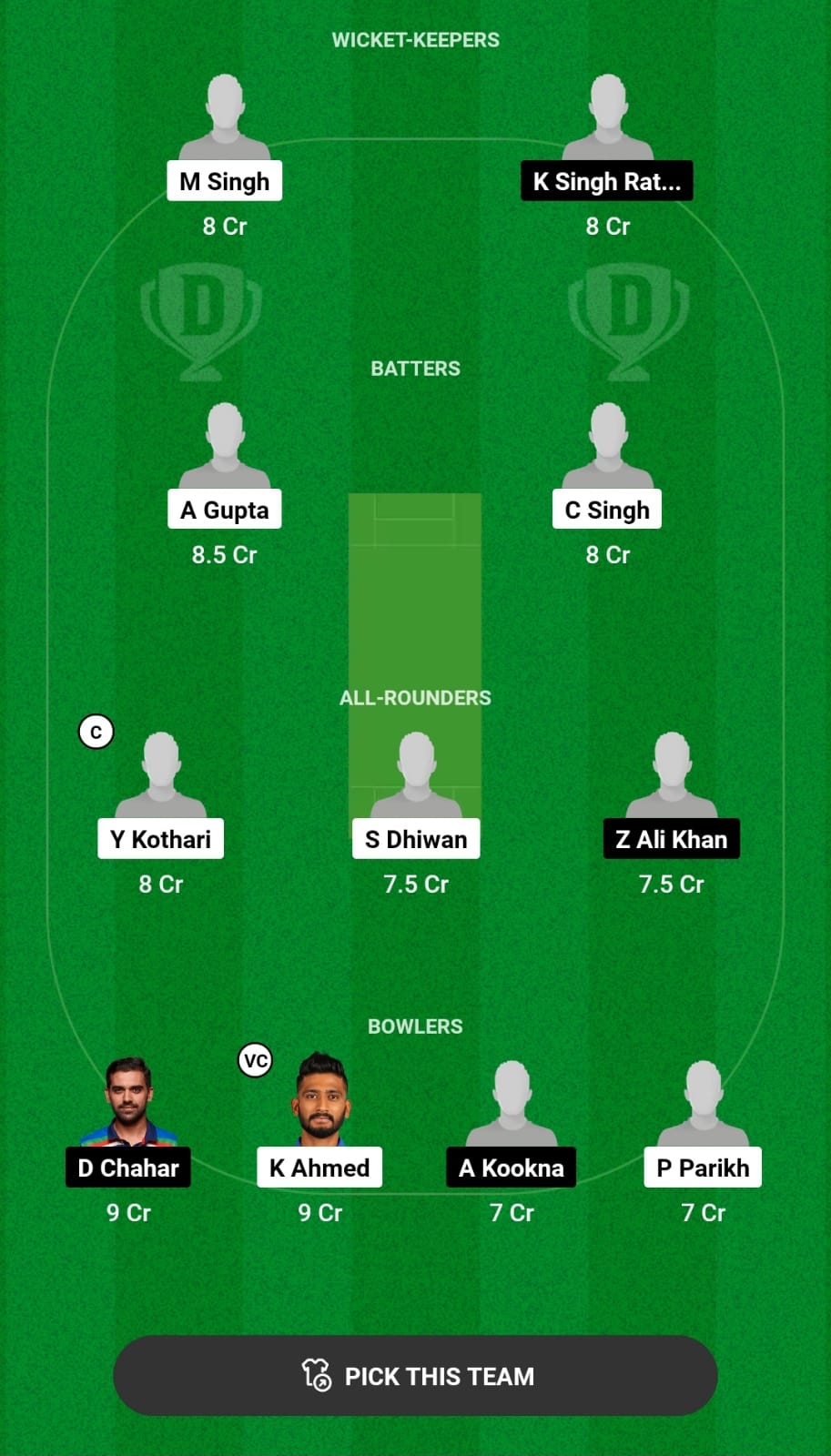 Head-to-Head Dream11 Team Prediction ULW vs BB 