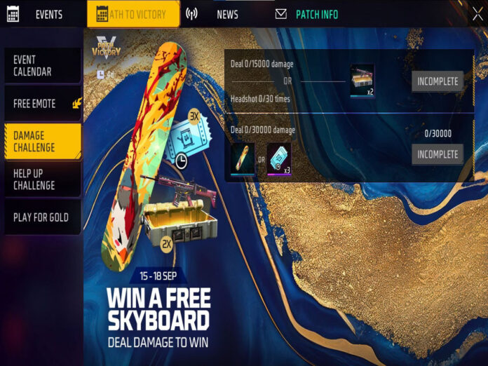 Free Fire Damage Challenge