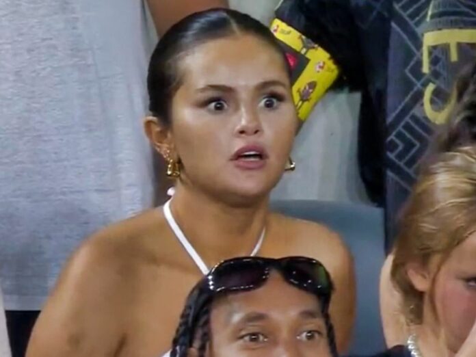 Selena Gomez reaction to Lionel Messi