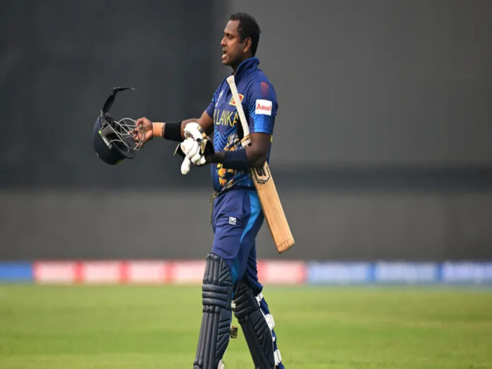 Angelo Mathews Timed Out