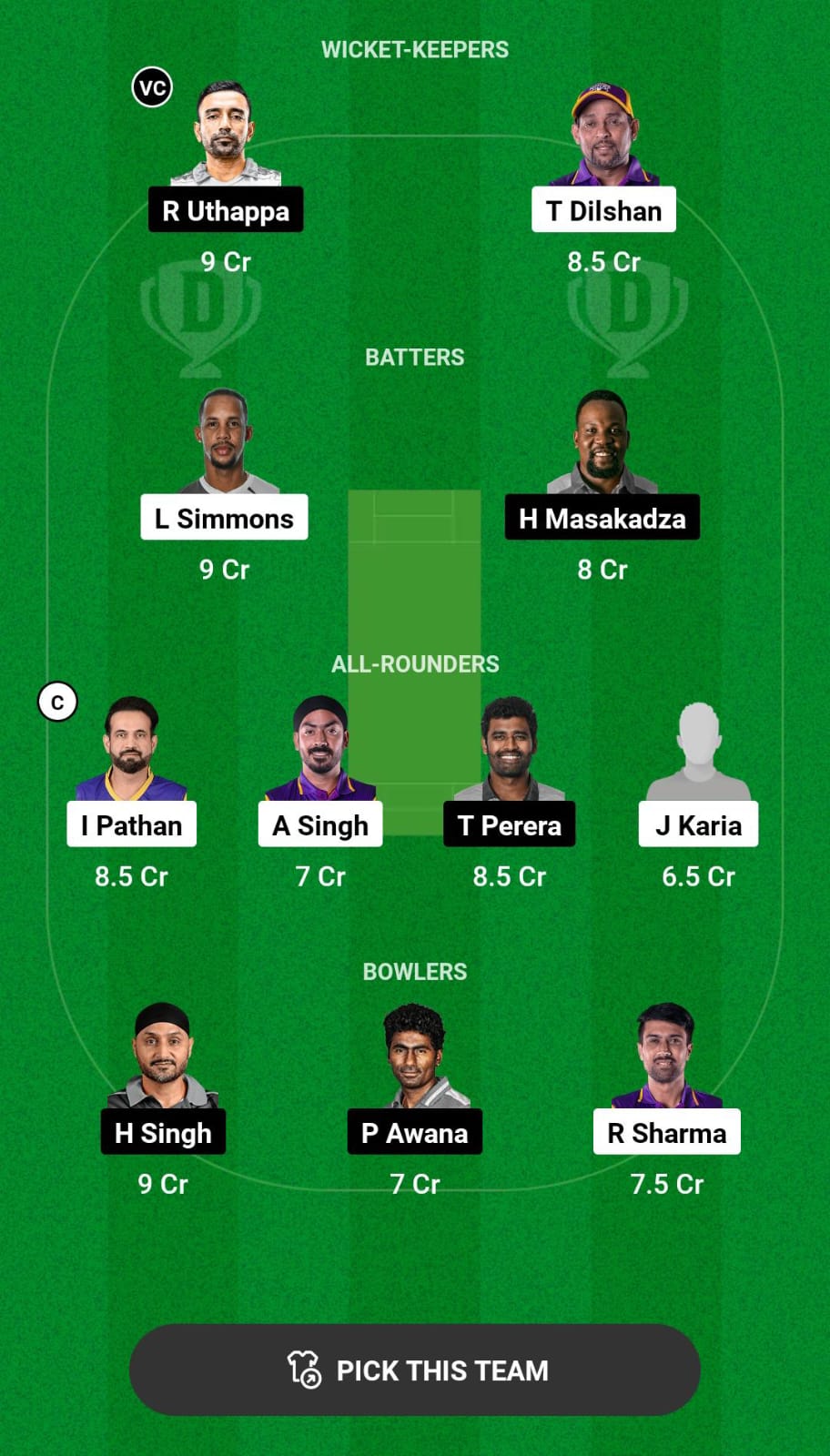 Head-to-Head Dream11 Team Prediction BHK vs MNT