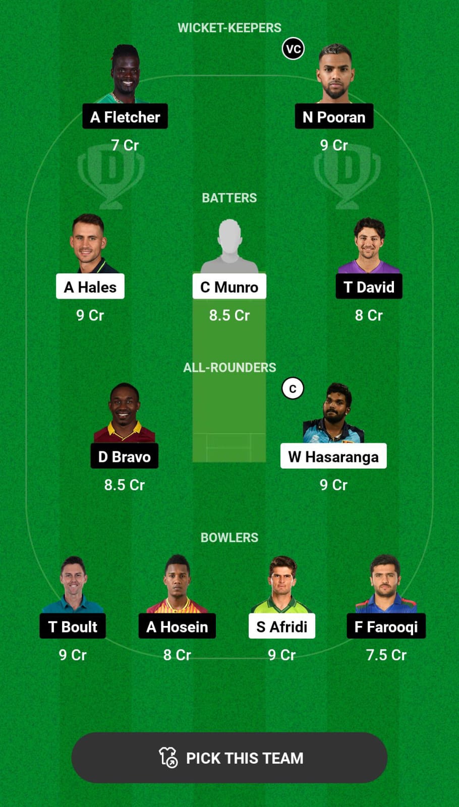 Grand League Dream11 Team Prediction VIP vs EMI