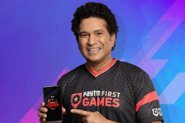 Sachin Tendulkar for PayTM First Games