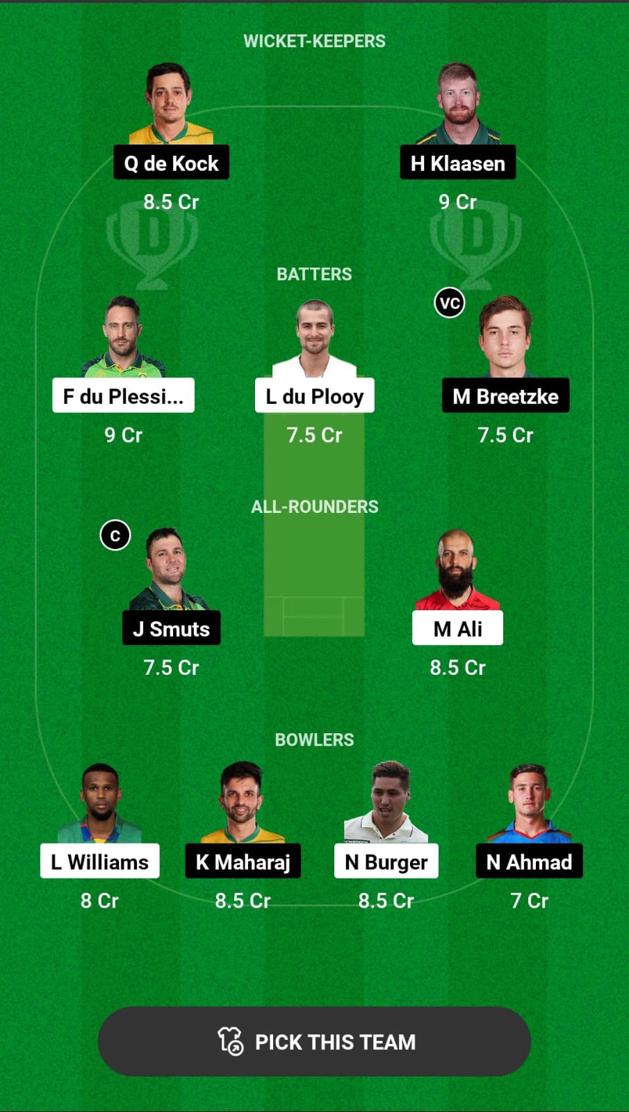 Head-to-Head Dream11 Team Prediction JSK vs DSG