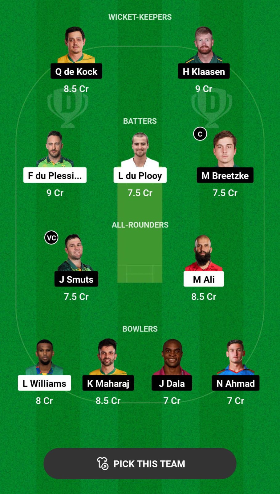 Grand League Dream11 Team Prediction JSK vs DSG