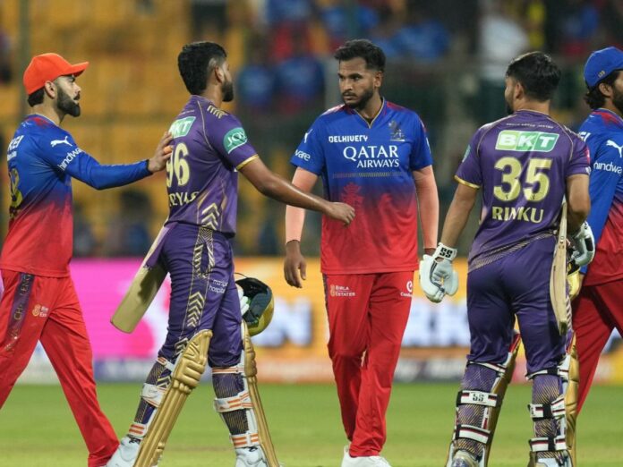 RCB vs KKR match report