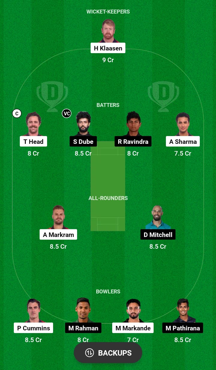 SRH vs CSK Dream11 Prediction 