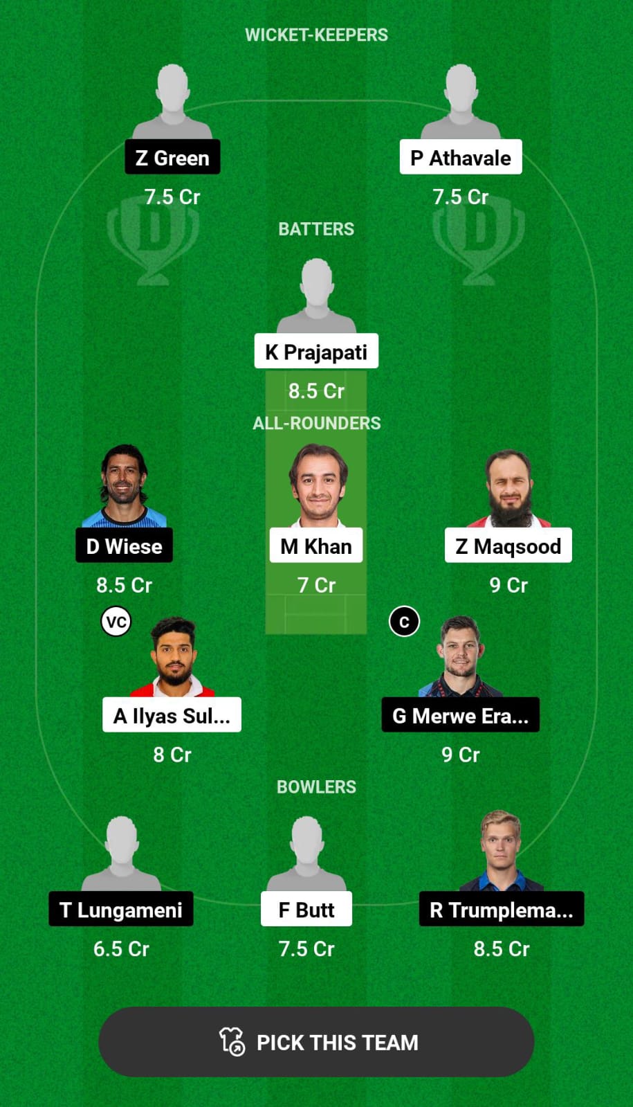 OMN vs NAM 3rd T20I Dream11 Prediction
