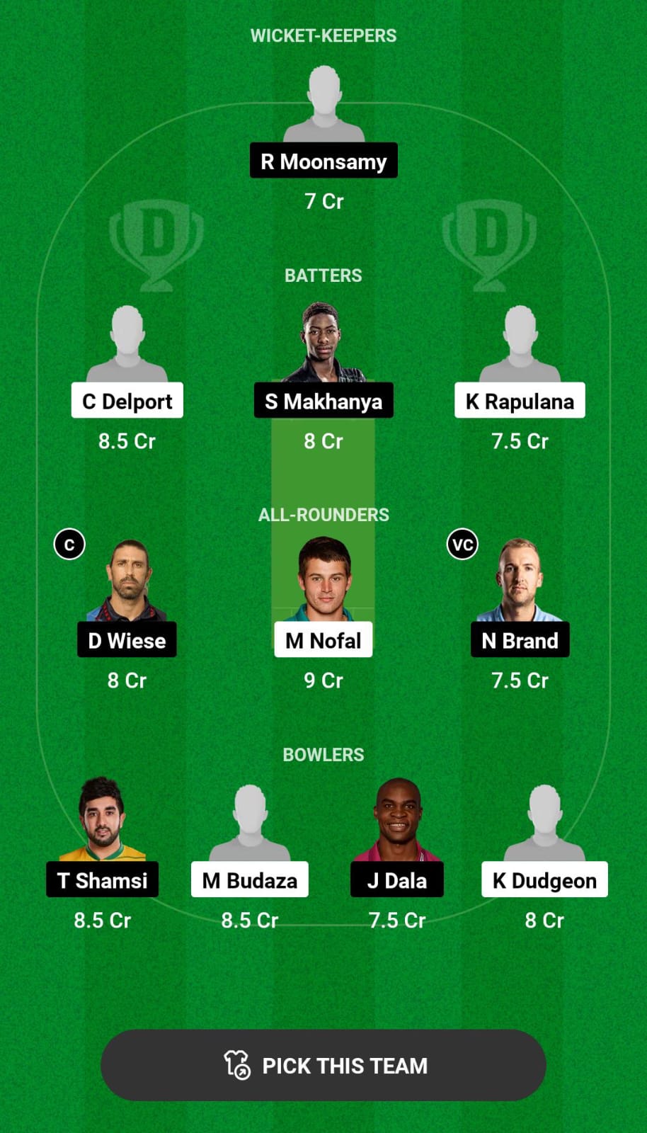 TUS vs TIT Dream11 Prediction