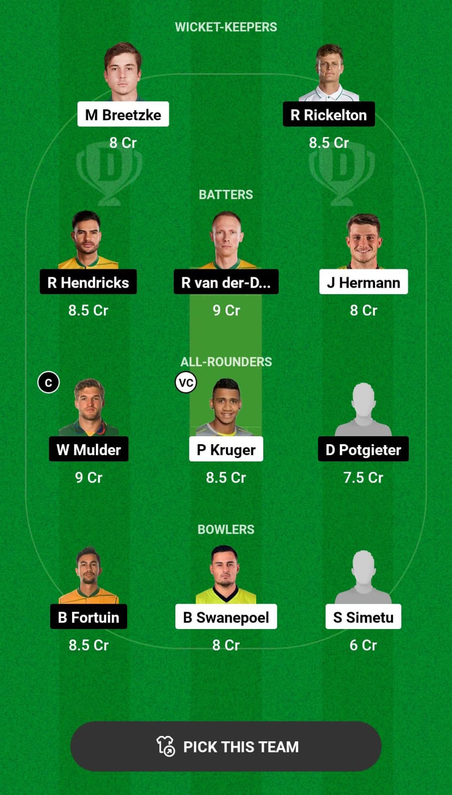 WAR vs LIO Dream11 Prediction
