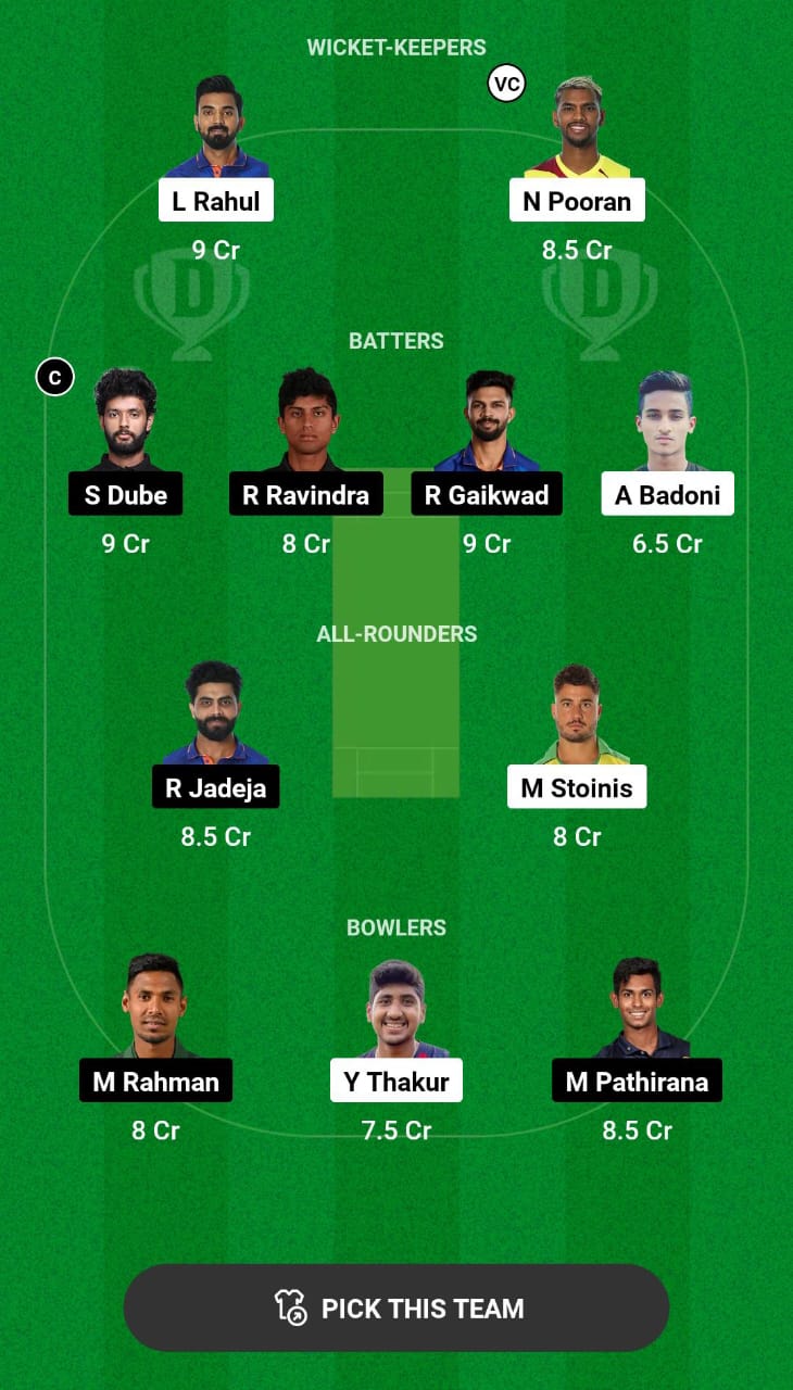 LSG vs CSK Dream11 Prediction
