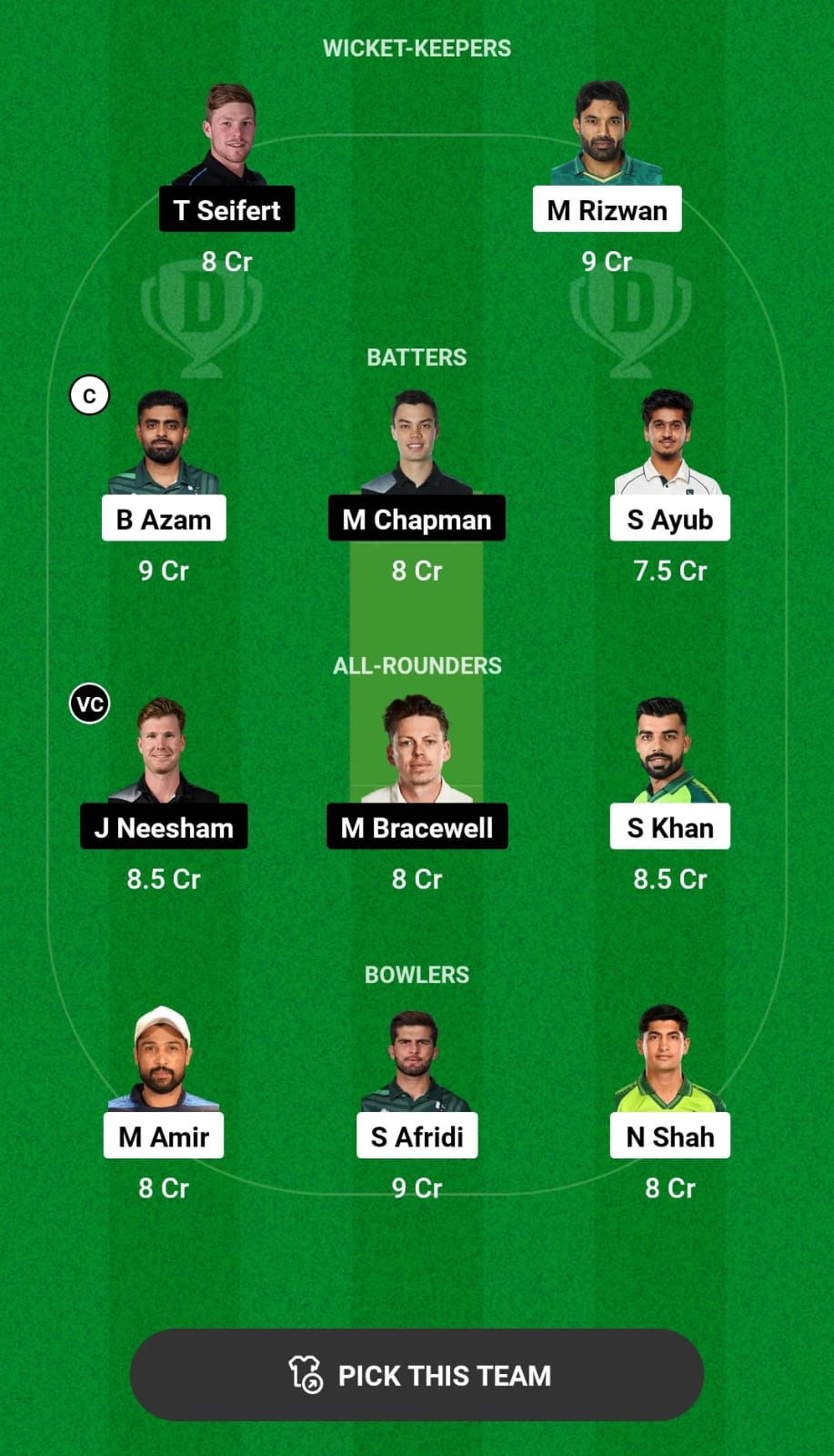 PAK vs NZ 2nd T20I Dream11 Prediction
