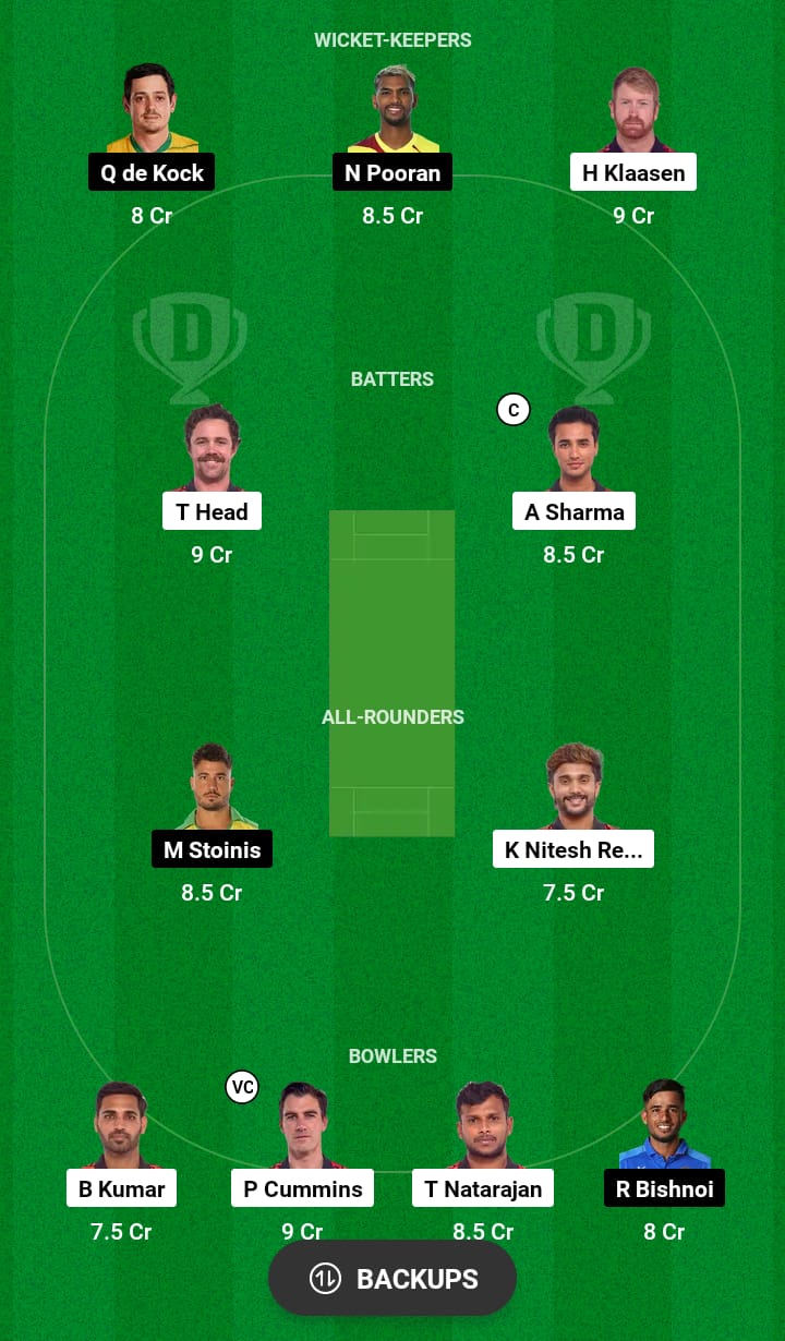 SRH vs LSG Dream11 Prediction 