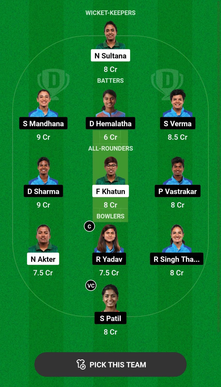 BAN-W vs IND-W 3rd T20I Dream11 Prediction
