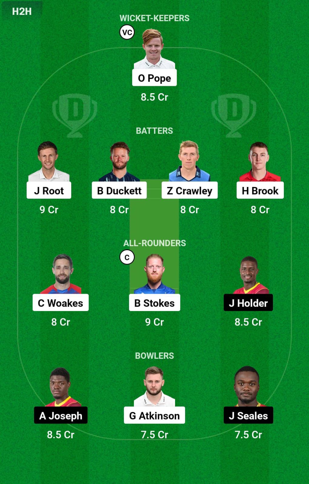 ENG vs WI 3rd Test Dream11 Prediction